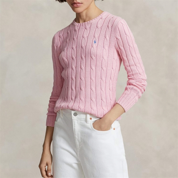 Polo Ralph Lauren Cable Sweater, Carmel Pink